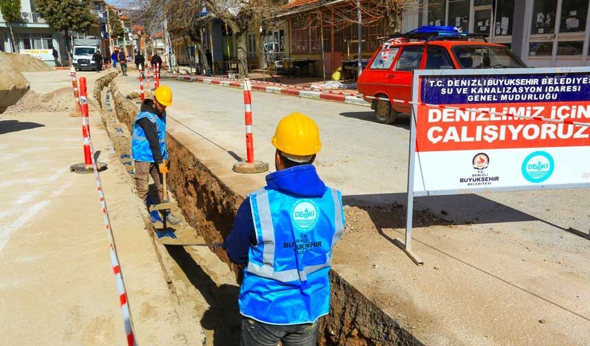 Büyükşehir’den Tavas Kızılca’da altyapı dönüşümü