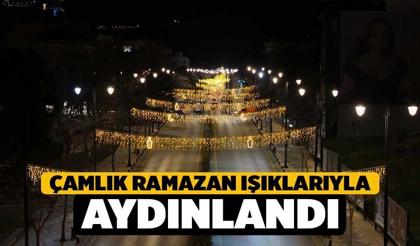Çamlık Ramazan ışıklarıyla aydınlandı