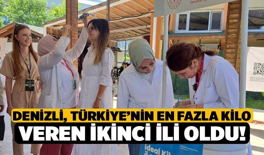 Denizli, Türkiye’nin En Fazla Kilo Veren İkinci İli Oldu!