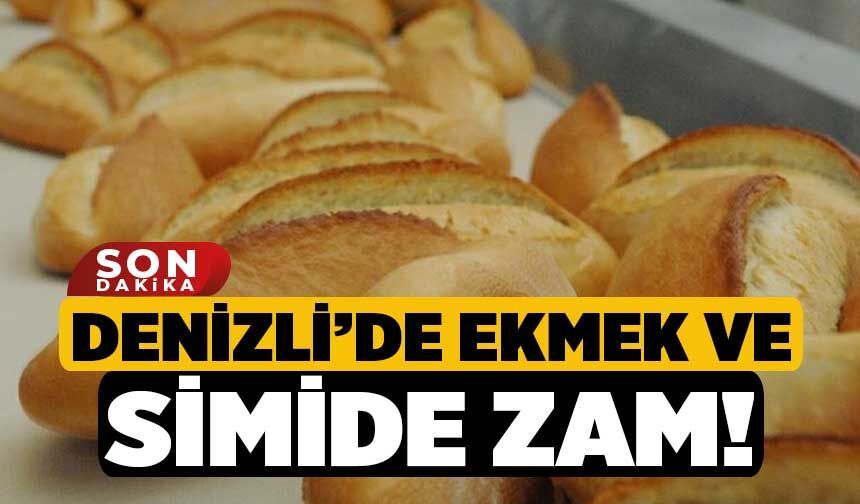 Denizli’de Ekmek ve Simide Zam!