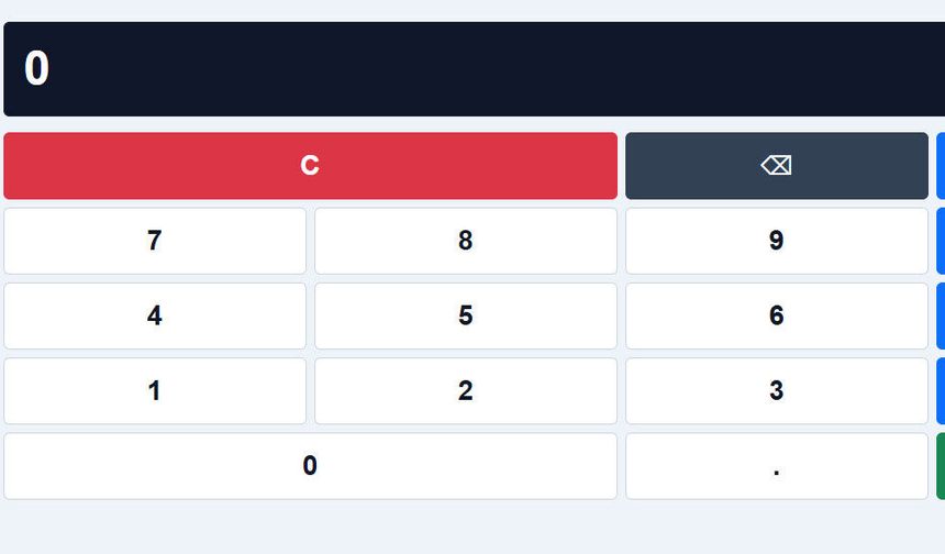 Normal Hesap Makinesi ile Hesaplama Yapın: Hesapmakinesi.cc