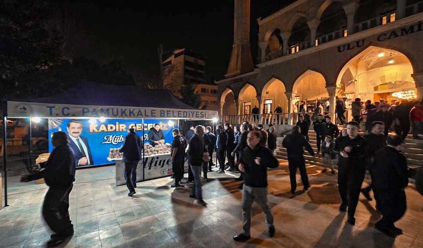 Pamukkale Belediyesi Kadir Gecesi’nde Binlerce Vatandaşla Buluştu