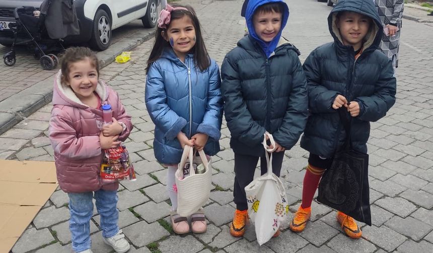 Akkonak’ta Gelenek Canlandı: Çocuklar “Çörek Derme” Şenliğinde Buluştu!