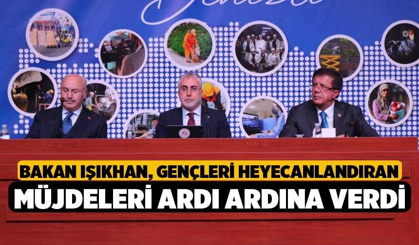 Bakan Işıkhan, Gençleri Heyecanlandıran Müjdeleri Ardı Ardına Verdi