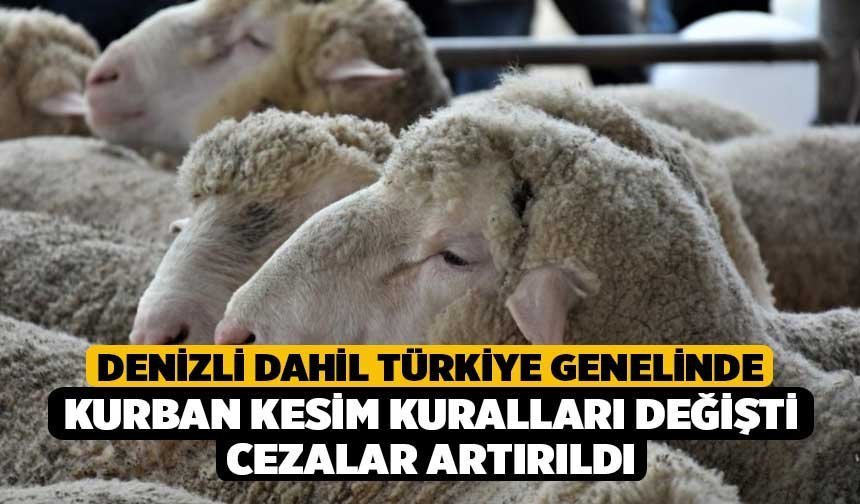 Denizli Dahil Türkiye Genelinde Kurban Kesim Kuralları Değişti: Cezalar Artırıldı
