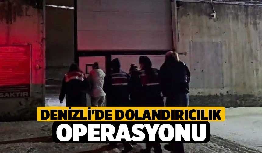 Denizli'de Dolandırıcılık Operasyonu