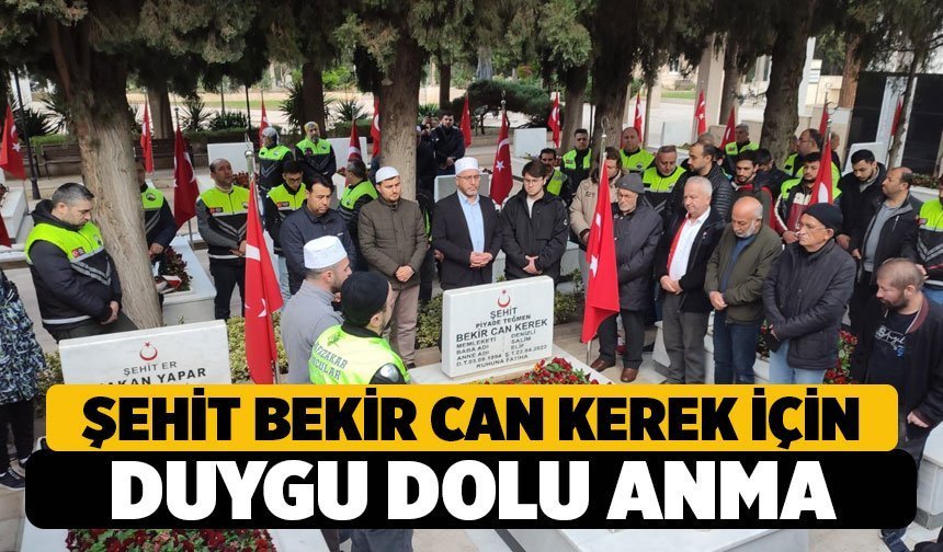 Denizli'de Şehit Bekir Can Kerek İçin Duygu Dolu Anma