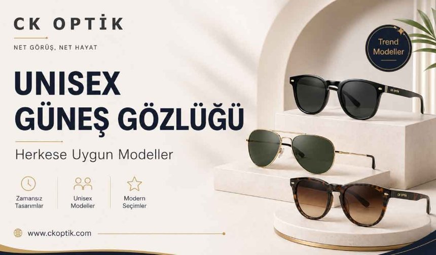 Herkes İçin Uygun Unisex Güneş Gözlüğü Modelleri