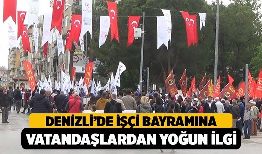 Denizli’de 1 Mayıs’a Vatandaşlardan Yoğun İlgi