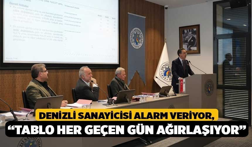 Denizli Sanayicisi Alarm Veriyor, “Tablo Her Geçen Gün Ağırlaşıyor”
