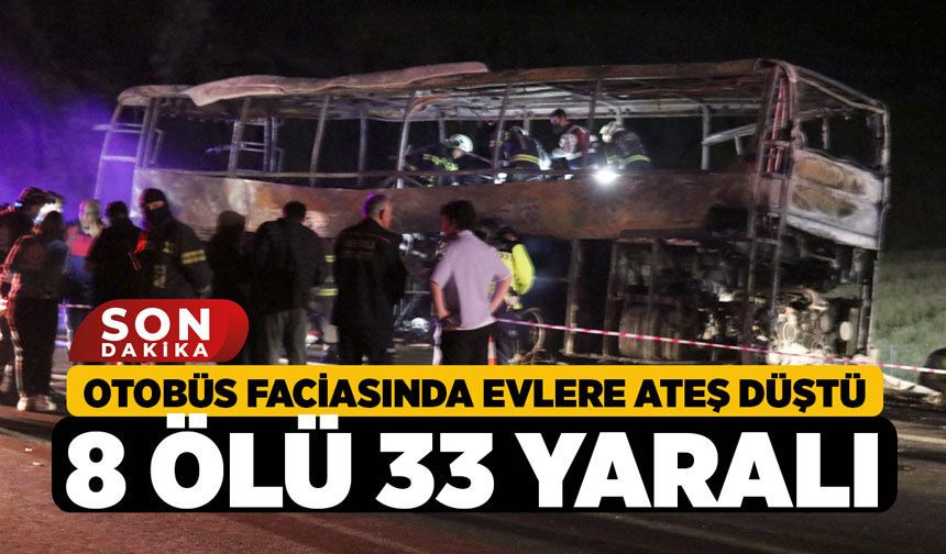 Denizli’deki Otobüs Faciası 8 Kişi Öldü, 33 Kişi Yaralandı