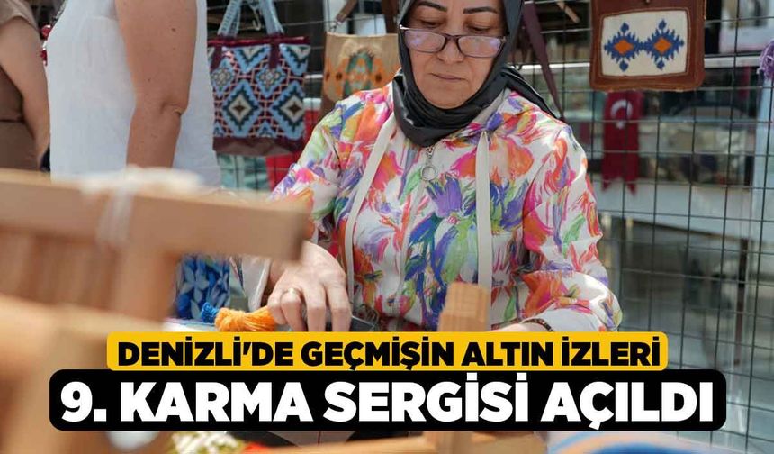 Denizli'de “Geçmişin Altın İzleri” 9. Karma Sergisi açıldı