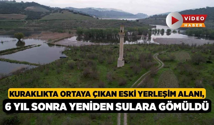 Kuraklıkta Ortaya Çıkan Eski Yerleşim Alanı, 6 Yıl Sonra Yeniden Sulara Gömüldü