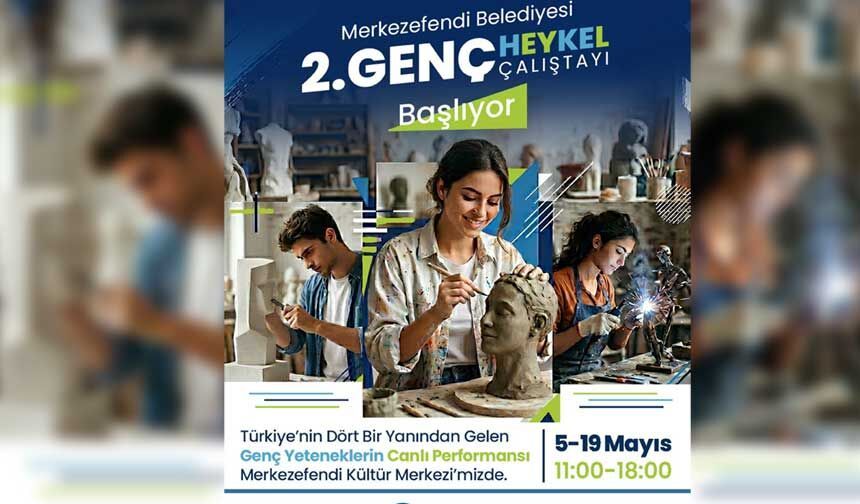Merkezefendi Belediyesi 2. Genç Heykel Çalıştayı Başlıyor