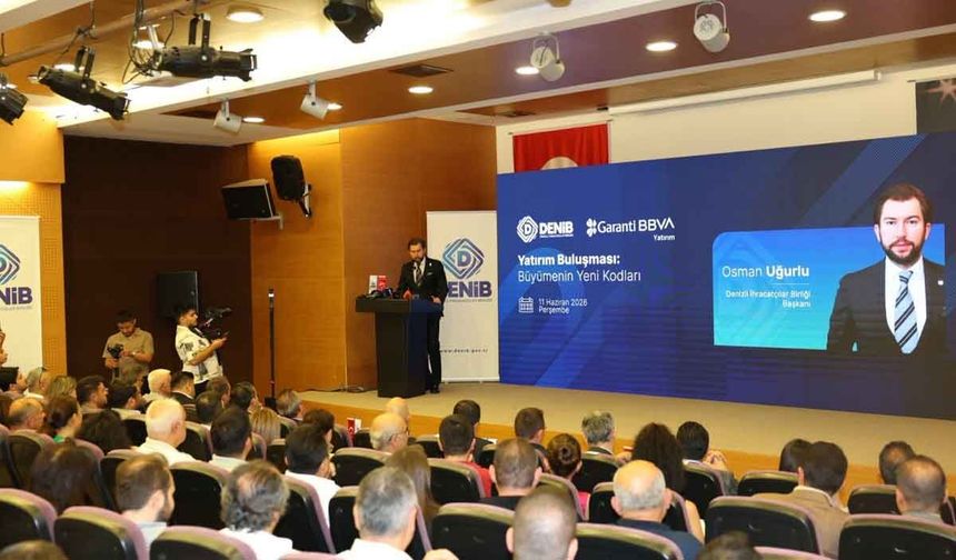 DENİB Başkanı Osman Uğurlu Yatırım Buluşmasında Konuştu