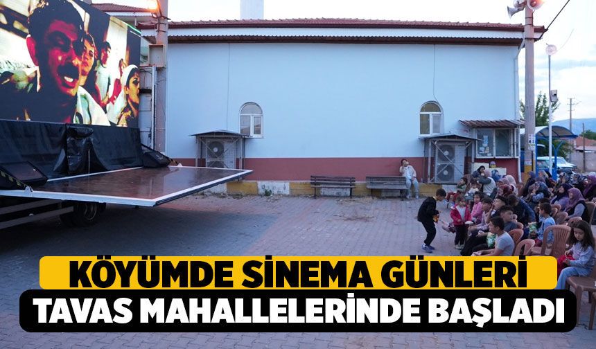Denizli Büyükşehir Belediyesi 'Köyümde Sinema Günleri' Gösterimlerine Başladı