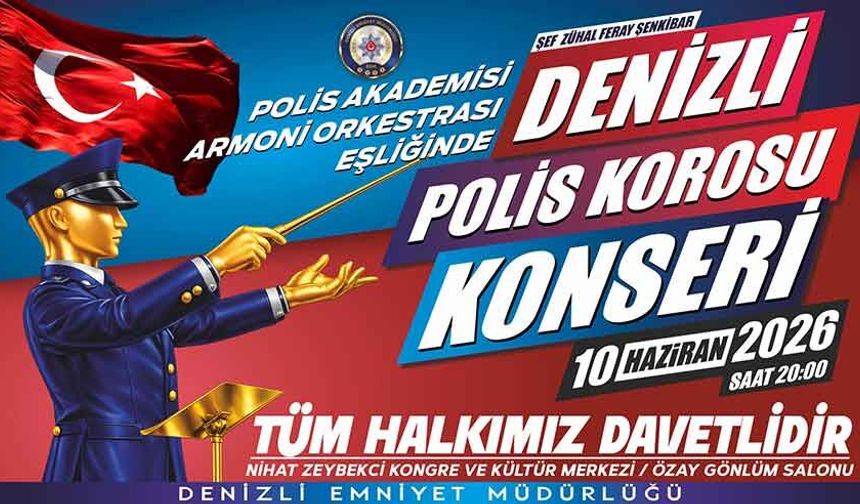 Denizli Emniyeti’nden Dev Konser