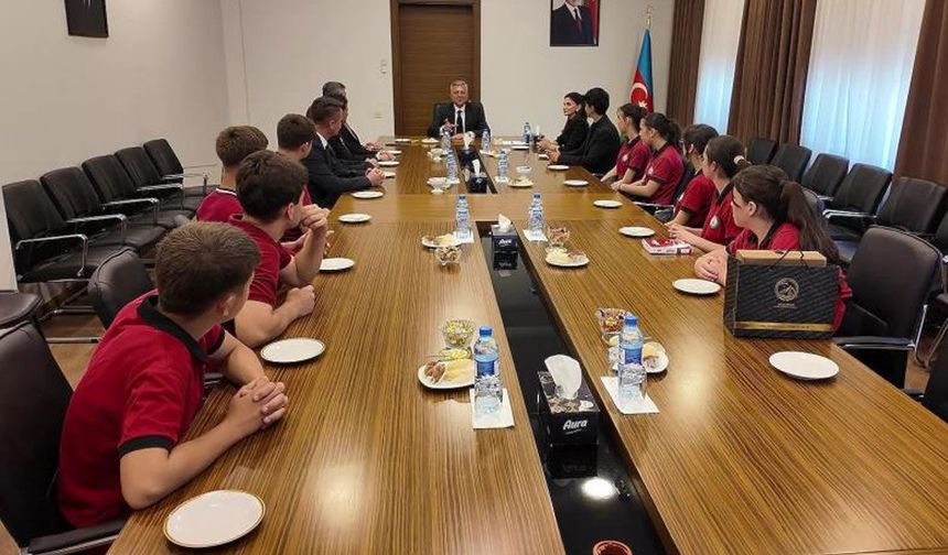 Denizli heyetine Azerbaycan'da sıcak karşılama