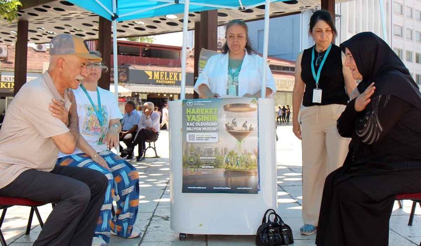 Denizli İl Sağlık Müdürlüğü 'Hareket Yaşını Öğren Sağlıklı Yaşa' Kampanyasını Başlattı