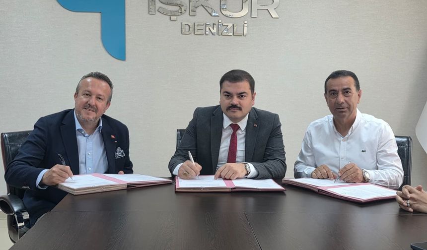 Denizli İŞKUR, OSB ve MAKSİAD Arasında Kadın İstihdamı İçin İş Birliği Protokolü İmzalandı