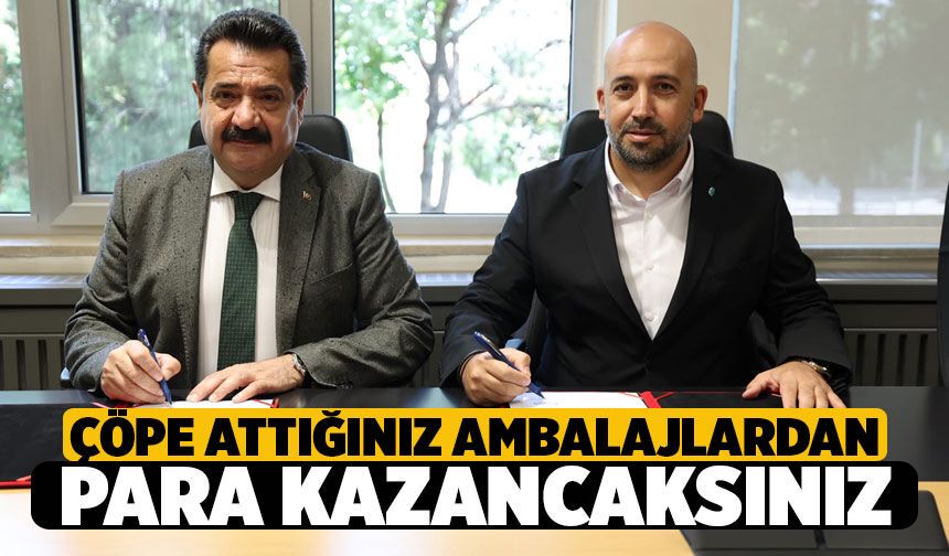 Pamukkale'de milat! Makineye Attığınız Ambalajdan Para Kazanacaksınız