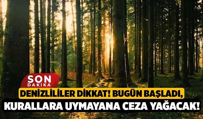 Denizlililer Dikkat! Bugün Başladı, Kurallara Uymayana Ceza Yağacak!