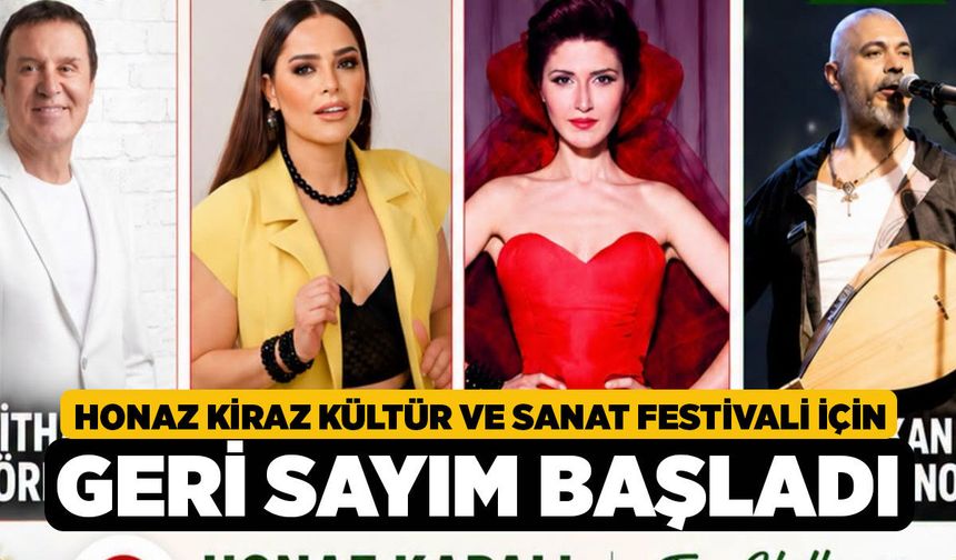 Honaz Kiraz Kültür ve Sanat Festivali için geri sayım başladı