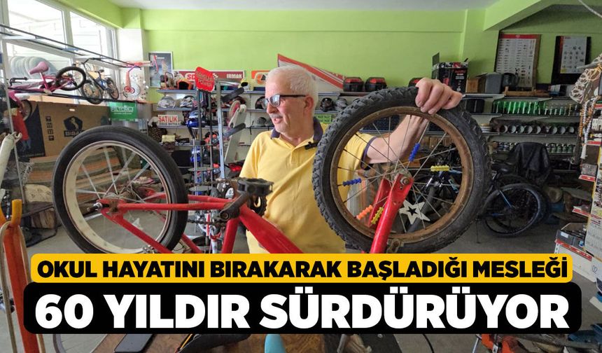 Okul Hayatını Bırakarak Başladığı Mesleği 60 Yıldır Sürdürüyor
