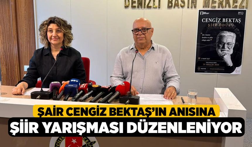 Şair Cengiz Bektaş’ın anısına şiir yarışması düzenleniyor