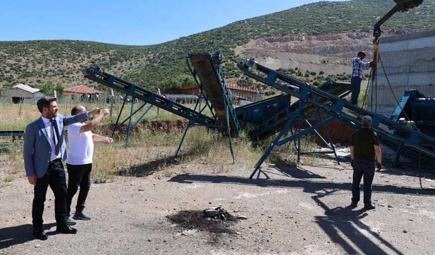 Tavas Belediyesinin üretim tesisi hizmete hazırlanıyor