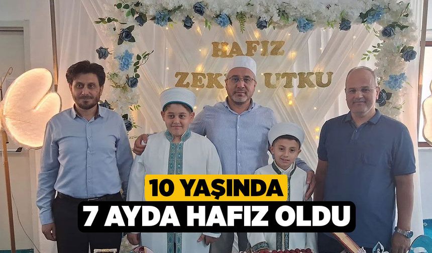 10 Yaşında 7 Ayda Hafız Oldu