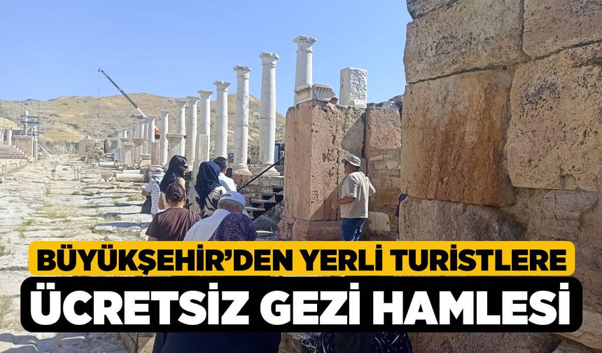Büyükşehir’den yerli turistlere ücretsiz gezi hamlesi