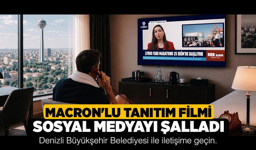 Macron'lu Tanıtım Filmi Sosyal Medyayı Şalladı