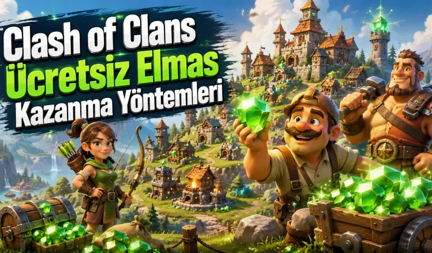 Clash of Clans Ücretsiz Elmas Kazanma Yöntemleri