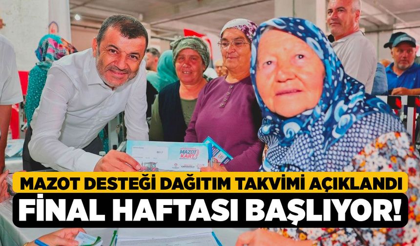 Denizli Büyükşehir Belediyesi Mazot Desteği Dağıtım Takvimi Açıklandı: Final Haftası Başlıyor!