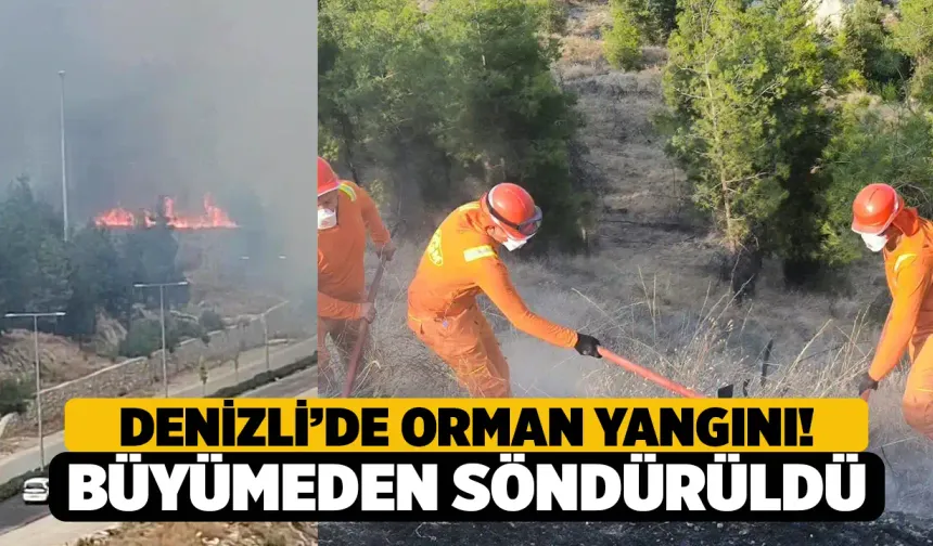 Karşıyaka'da Orman Yangını: Ekipler Yerleşim Yerlerine Sıçramadan Kontrol Altına Aldı!