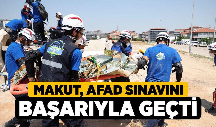 MAKUT, AFAD Sınavını Başarıyla Geçti
