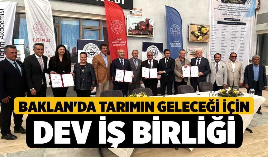 Baklan'da Tarımın Geleceği İçin Dev İş Birliği