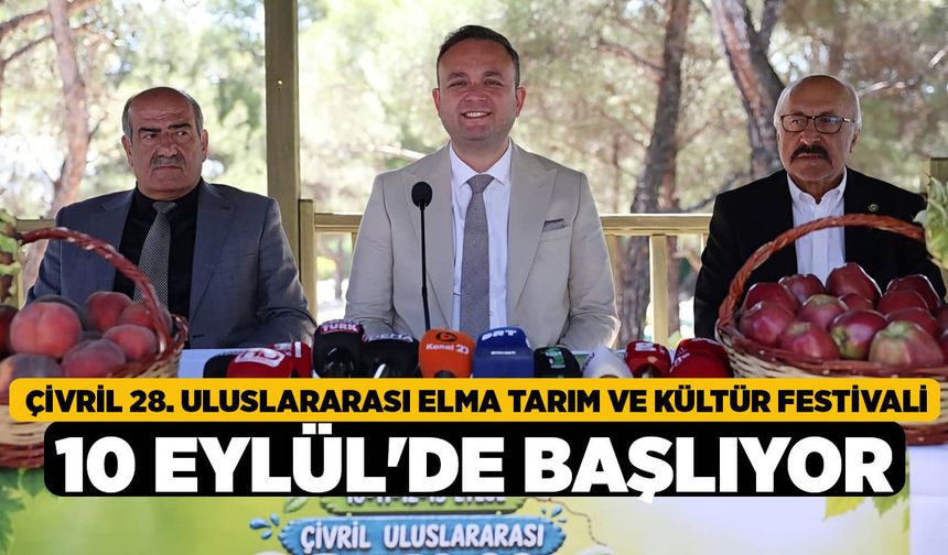 Çivril 28. Uluslararası Elma Tarım ve Kültür Festivali 10 Eylül'de Başlıyor