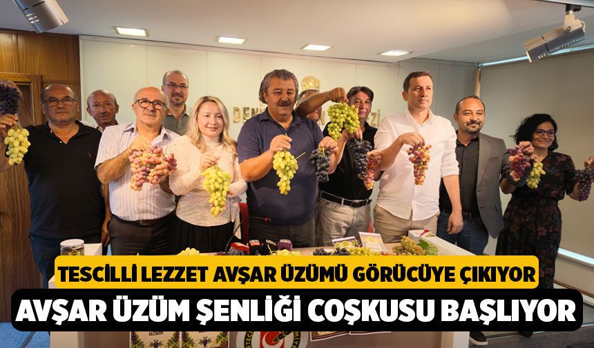Tescilli Lezzet Görücüye Çıkıyor: Acıpayam'da 5. Avşar Üzüm Şenliği Coşkusu Başlıyor!