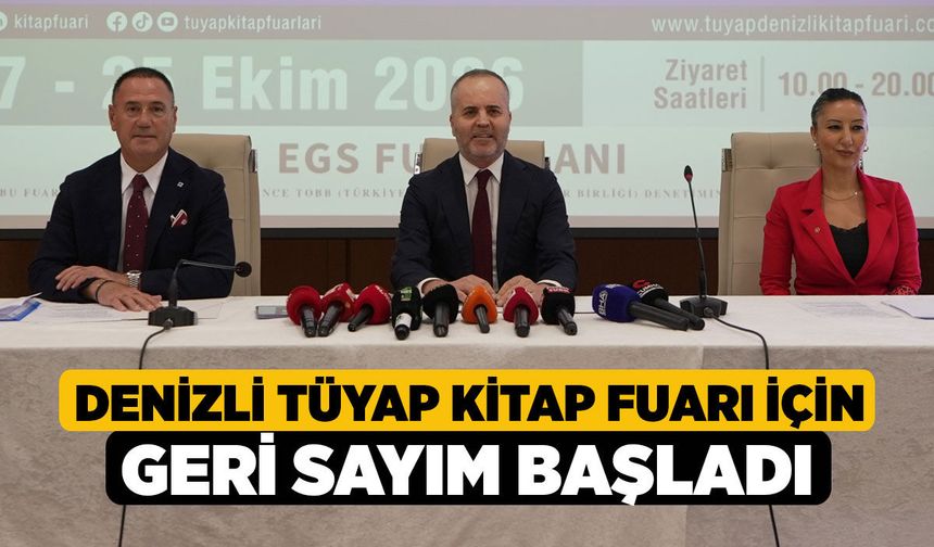 Denizli TÜYAP Kitap Fuarı İçin Geri Sayım Başladı