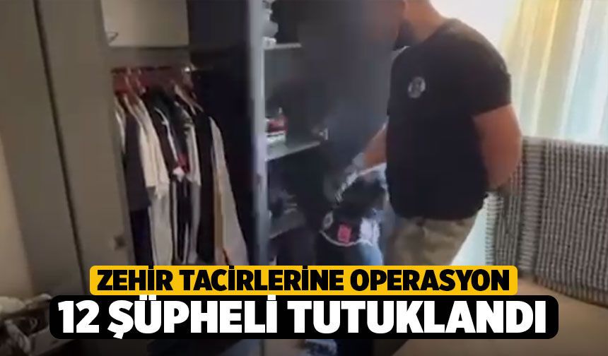 Denizli'de Zehir Tacirlerine Ağır Darbe: Operasyonla Yakalanan 12 'Torbacı' Tutuklandı!