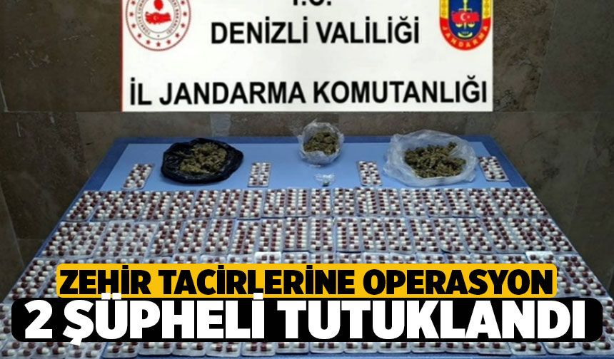 Pamukkale ve Serinhisar İlçelerinde Operasyon: 2 Tutuklama