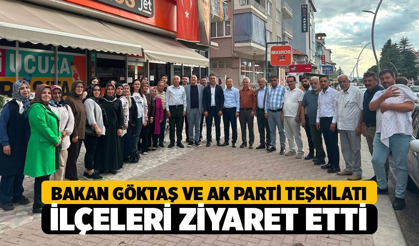 Denizli'de Bakan Göktaş ve Ak Parti Teşkilatından İlçe İlçe "Türkiye Yüzyılı" Çıkarması