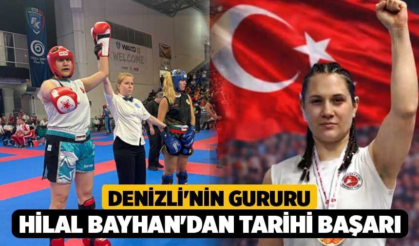 Denizli'nin Gururu Hilal Bayhan'dan Tarihi Başarı