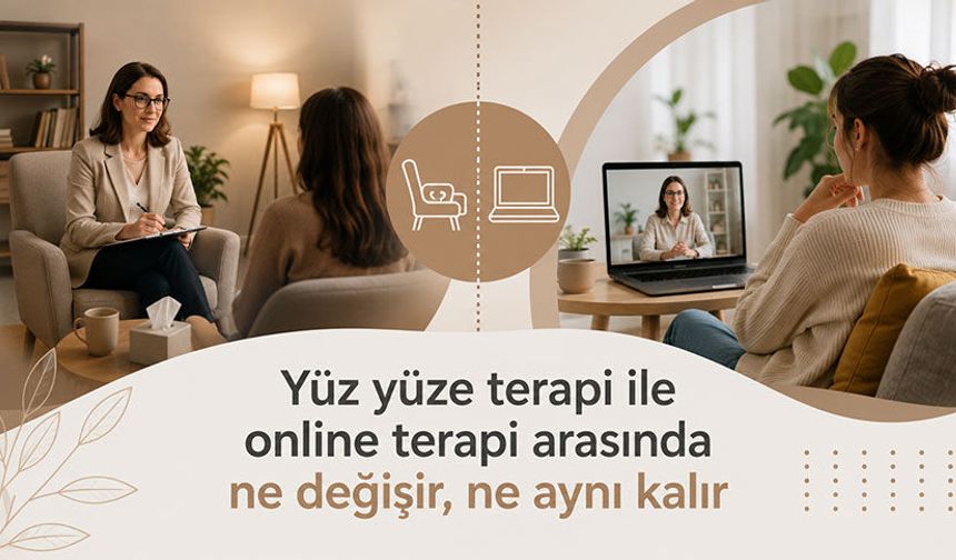 Yüz yüze terapi ile online terapi arasında ne değişir, ne aynı kalır