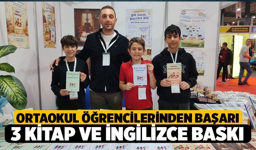 Lütfi Ege Öğrencilerinden 9. Denizli Kitap Fuarı'nda Büyük Başarı: 3 Kitap ve İngilizce Baskı