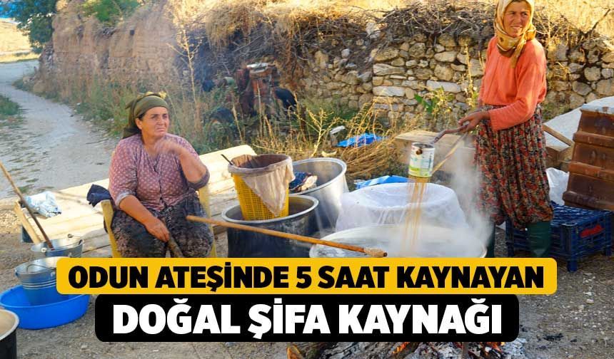 Odun Ateşinde 5 Saat Kaynayan Doğal Şifa Kaynağı
