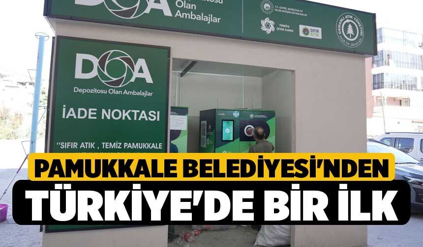Pamukkale Belediyesi'nden Türkiye'de Bir İlk