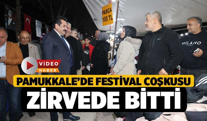 Pamukkale’de Festival Coşkusu Zirvede Bitti